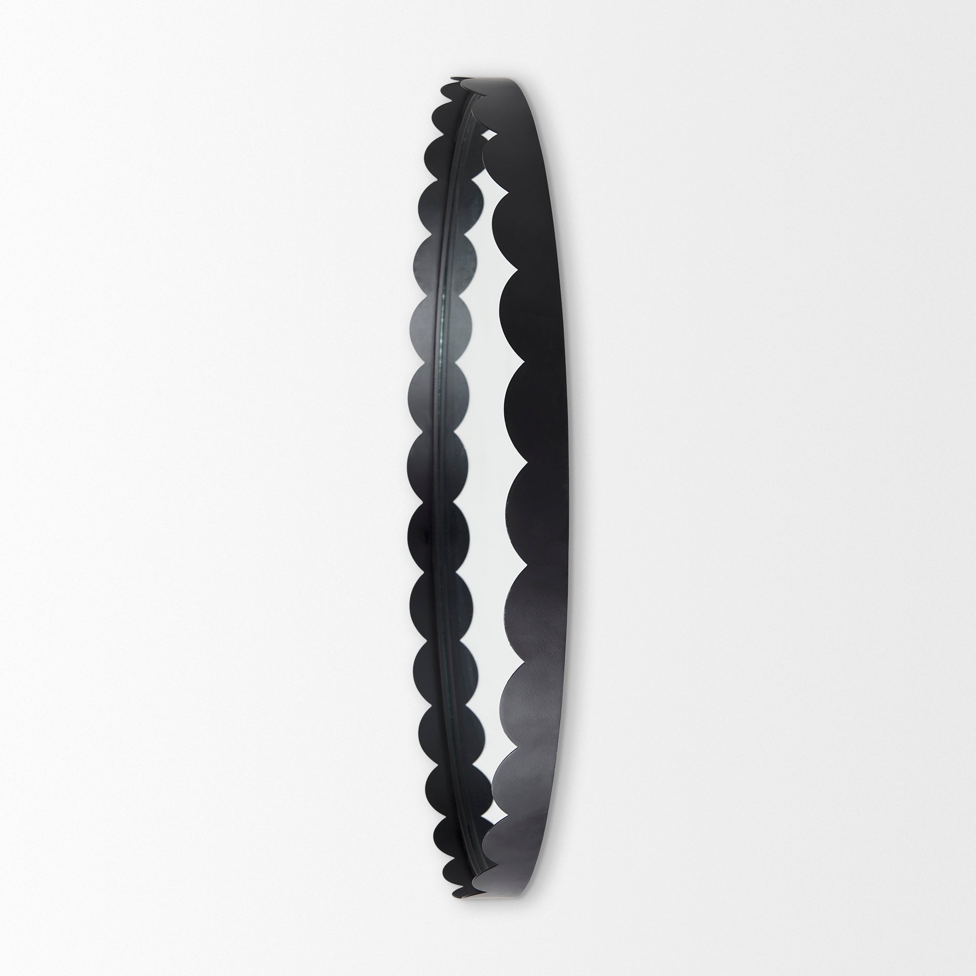 Metal Scalloped Mirror