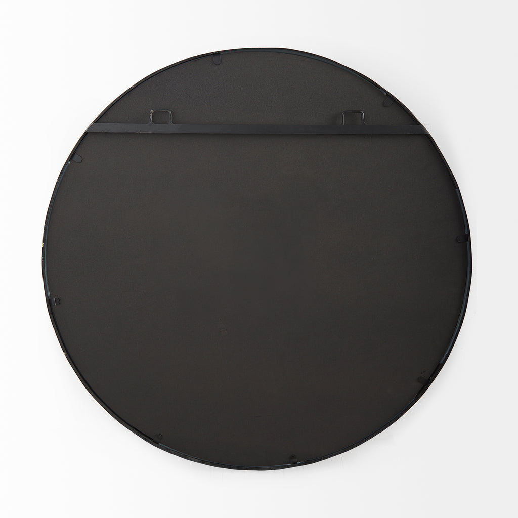Metal Scalloped Mirror