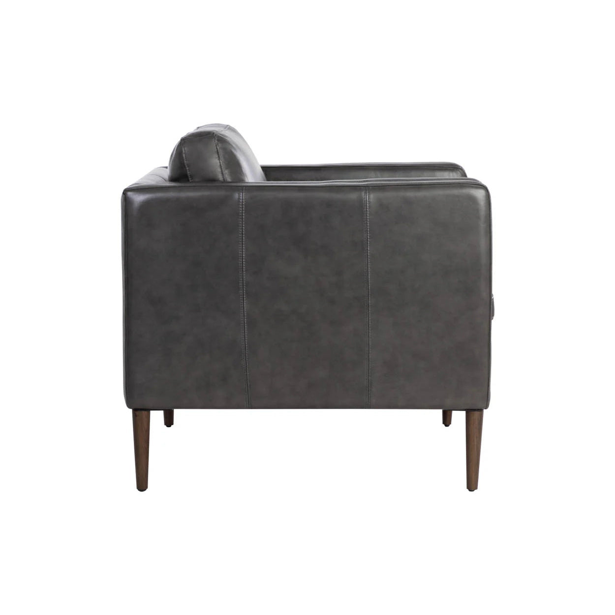 Richmond Armchair - Charcoal Top Grain Leather