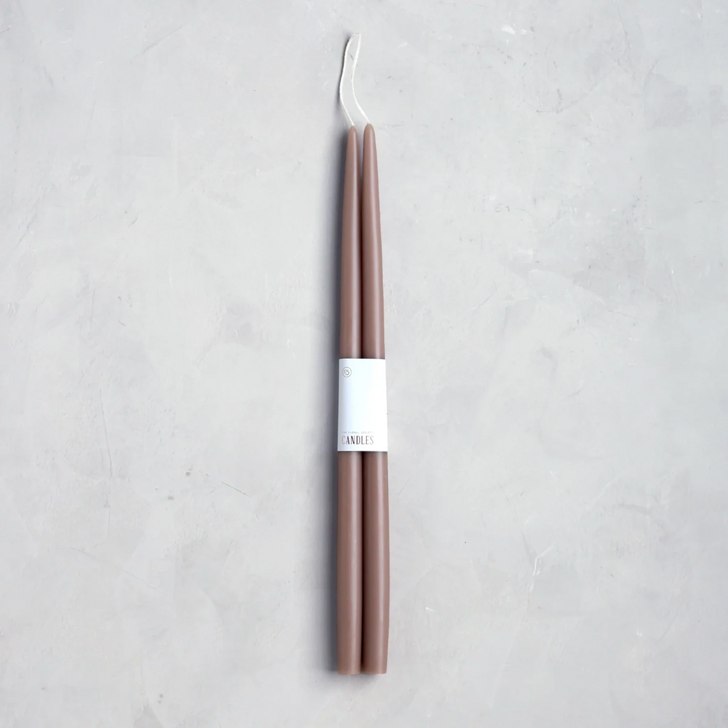 12" Dipped Taper Candles - Variety of Colors