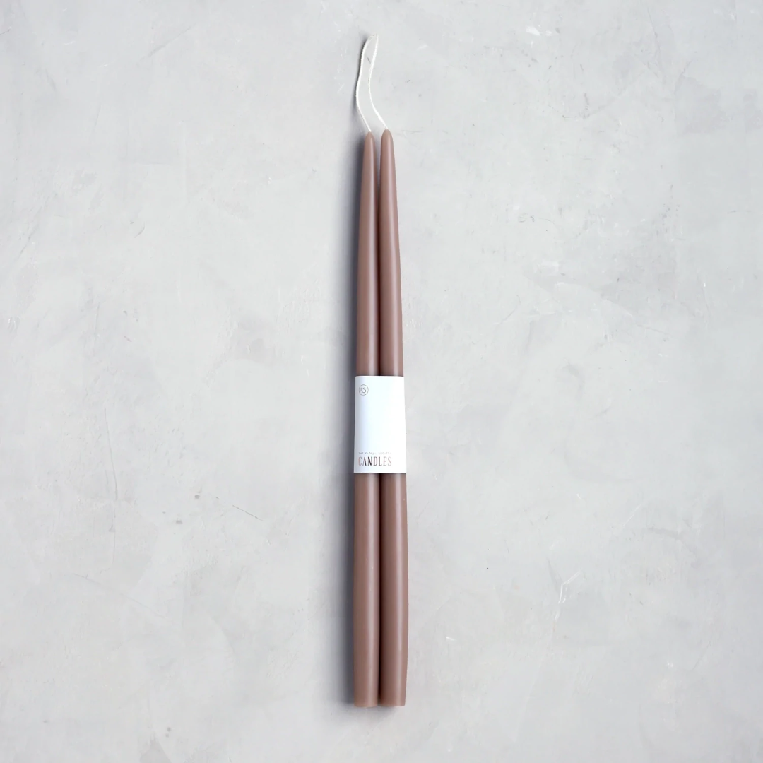 12" Dipped Taper Candles - Variety of Colors
