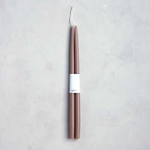 12" Dipped Taper Candles - Variety of Colors