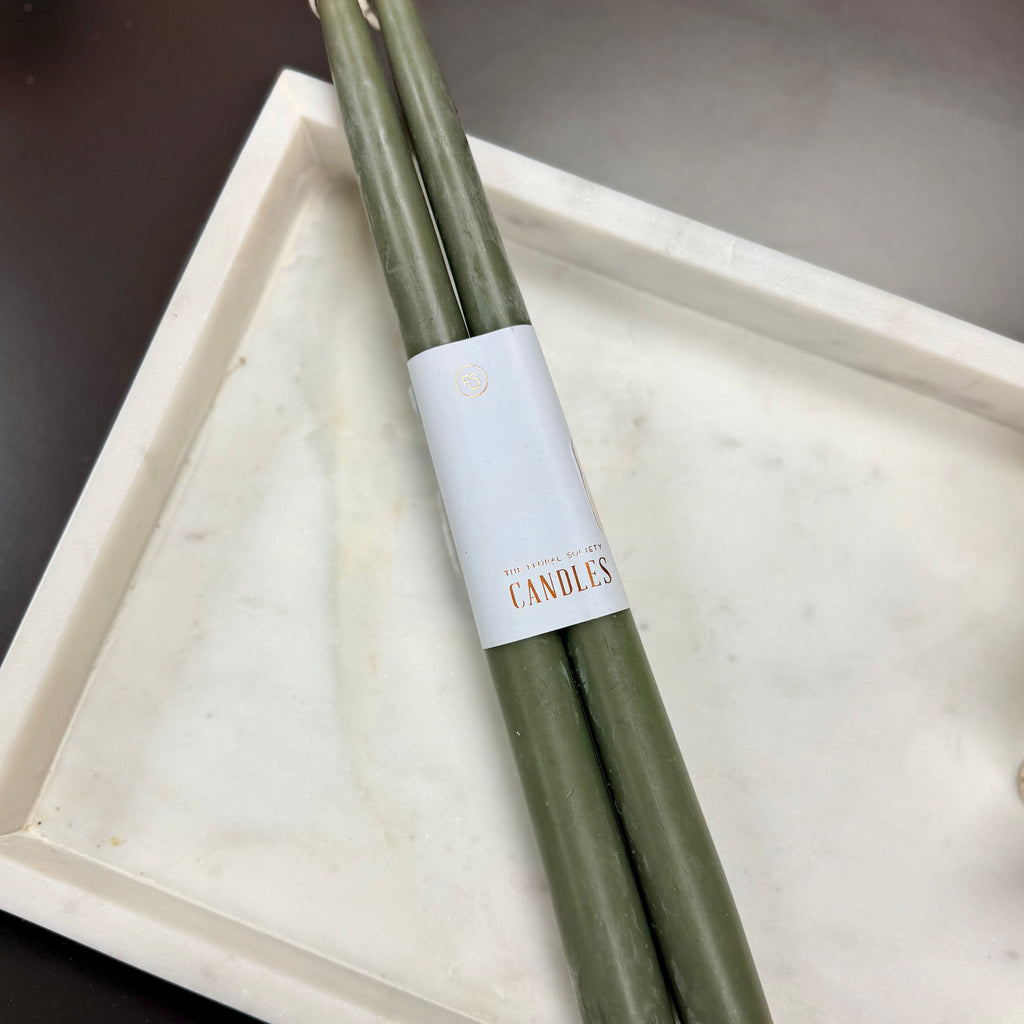 12" Dipped Taper Candles - Variety of Colors