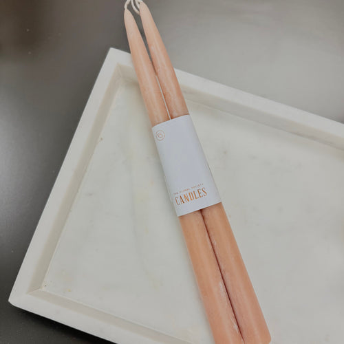 12" Dipped Taper Candles - Variety of Colors