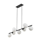 ESTERA 9-Light Scandinavian Glass Pendant Light for Dining Table & Modern Interiors