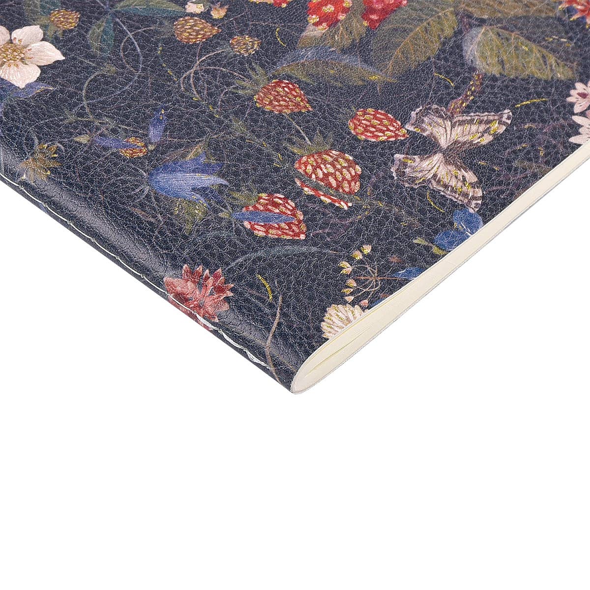 Vegan Leather Notebook - Forest Flowers