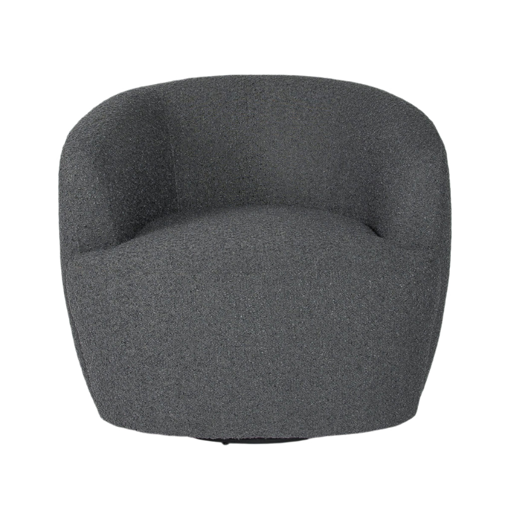 Gray upholstered chair