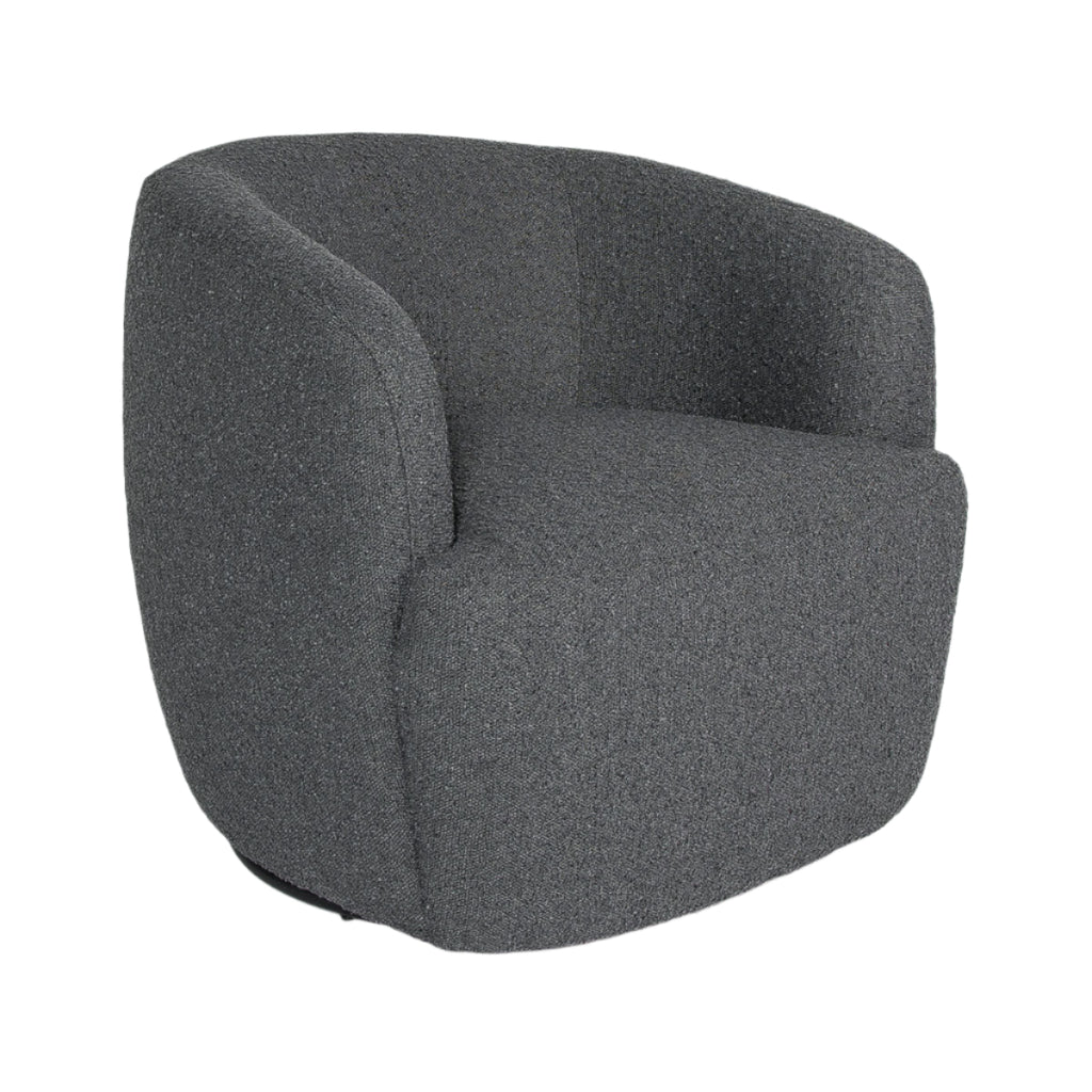 Gray swivel chair