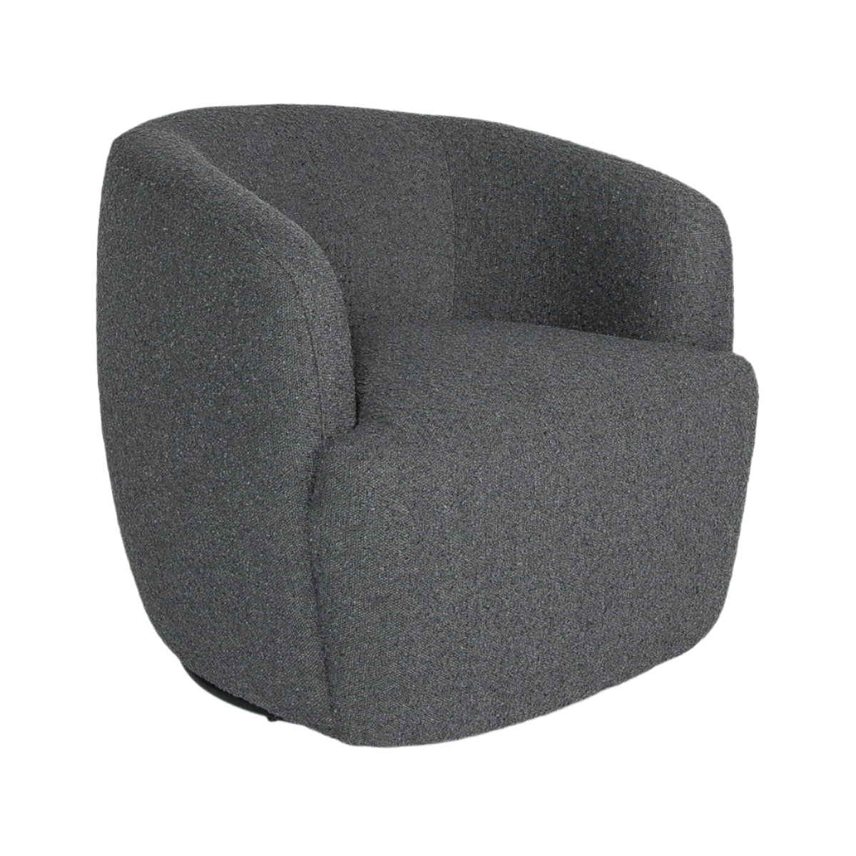 Gray swivel chair