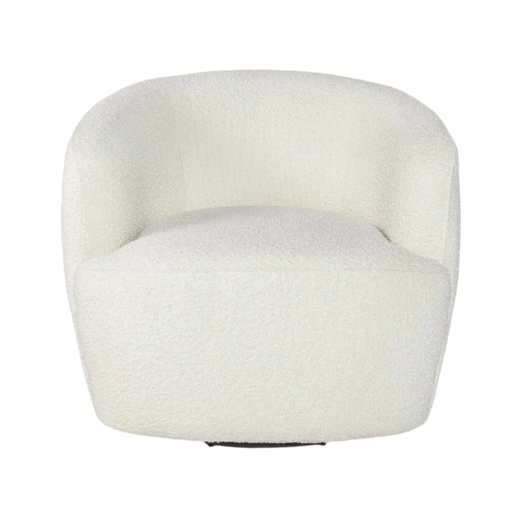 White swivel chair