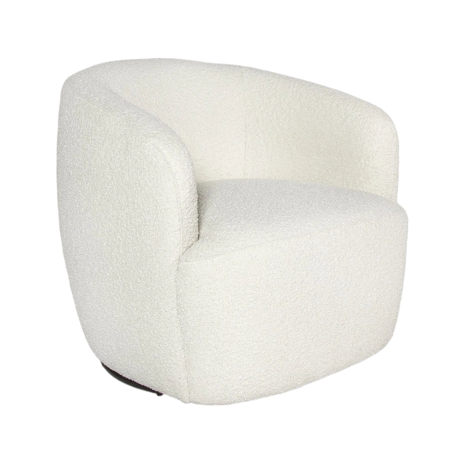 White textured armchair