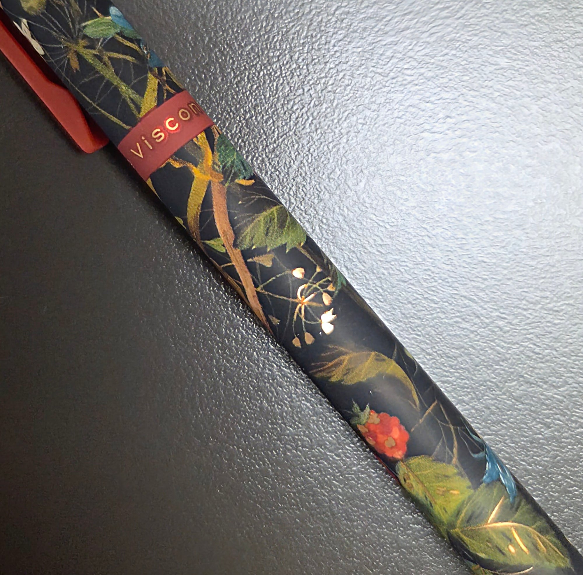 Forest Flowers Gift Set - Matching Art Journal, Vegan Leather Notebook, Ballpoint Pen and Gift Bag