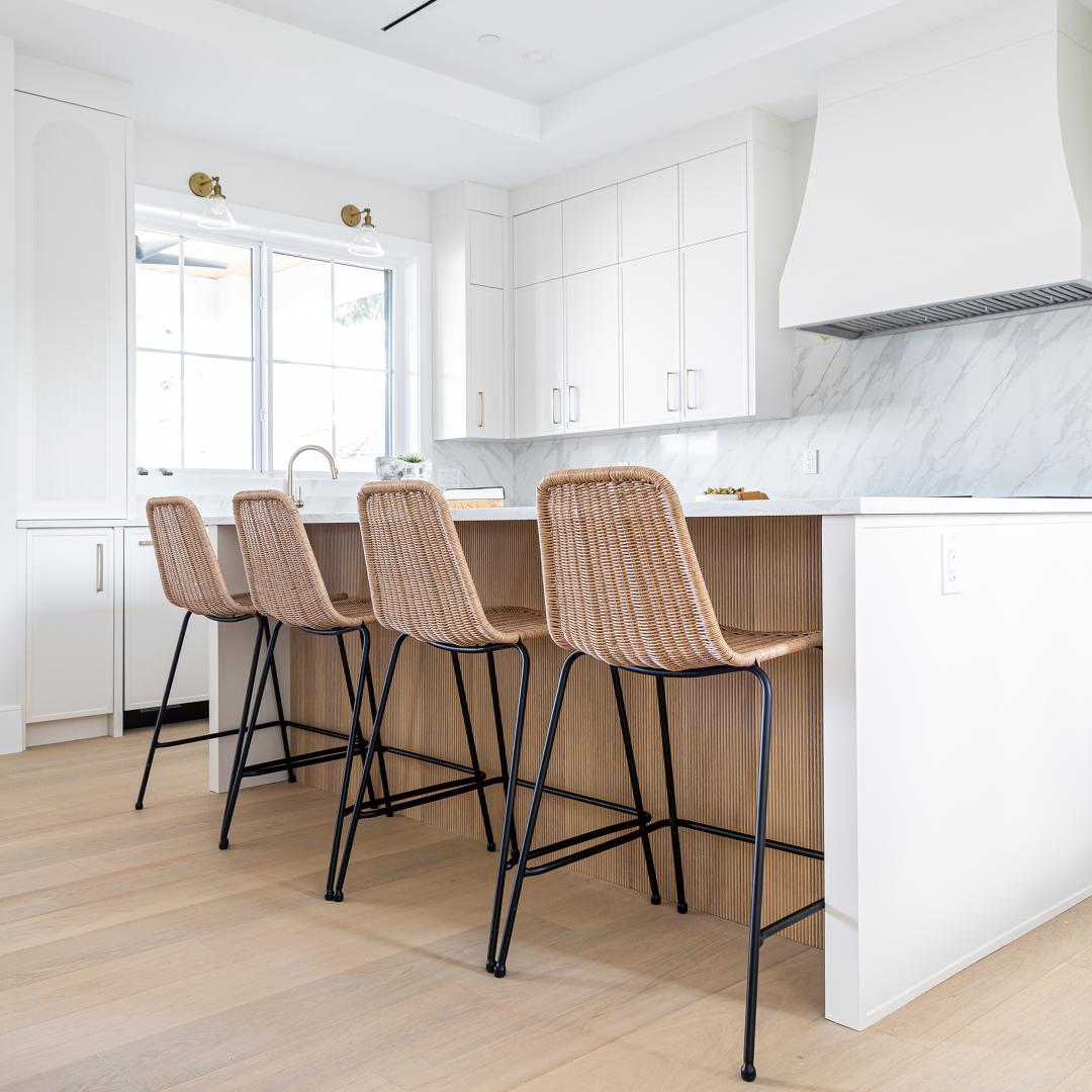 Calabria Stackable Counter Stool - Natural