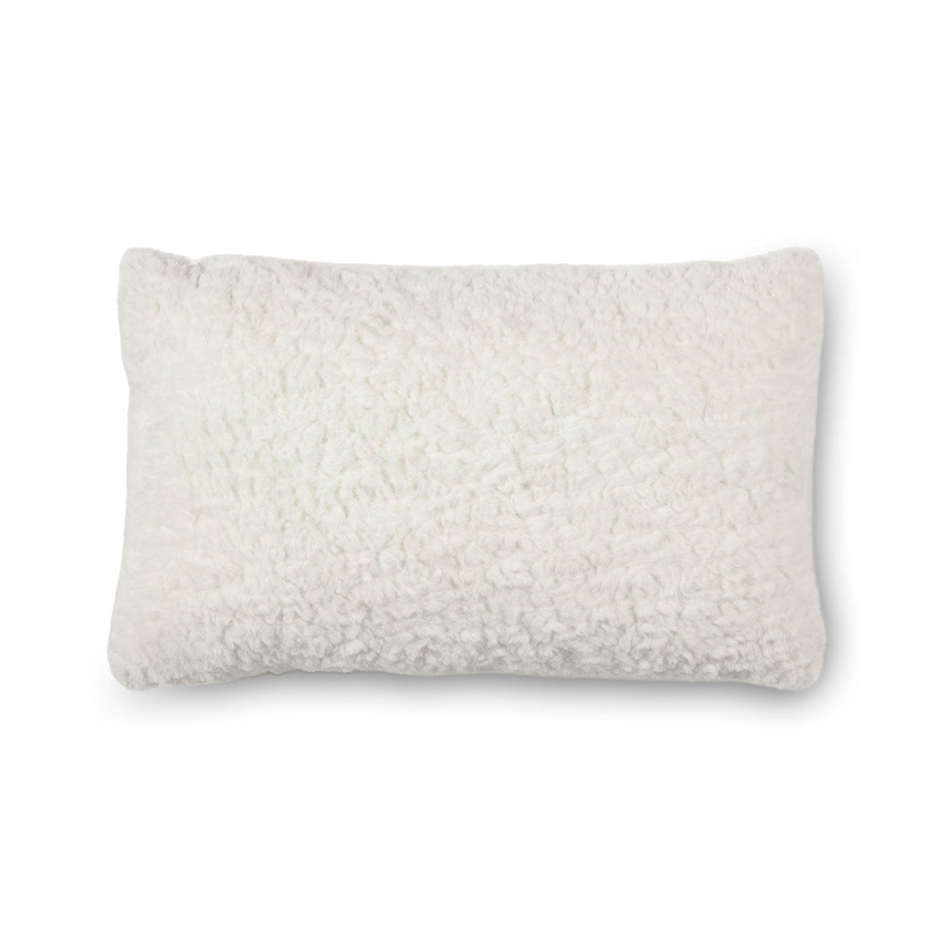 Crush Cushion - Rectangular - Cream
