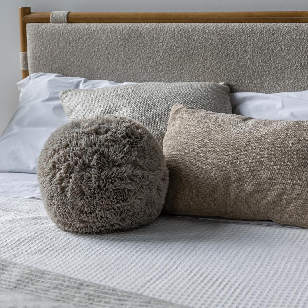 Crush Cushion - Square - Natural