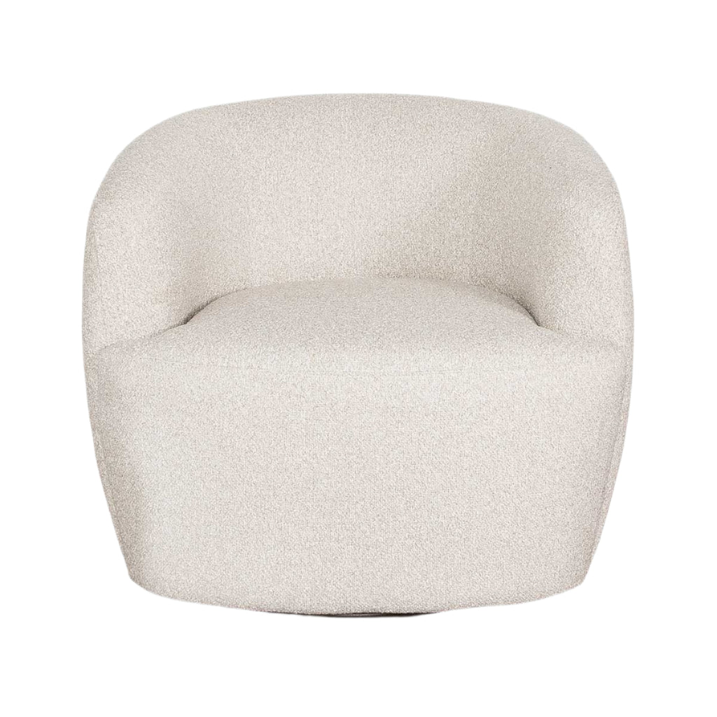 Beige swivel chair
