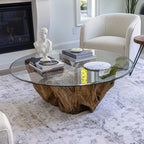 Natura Round Root Coffee Table - S
