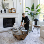 Natura Round Root Coffee Table - S