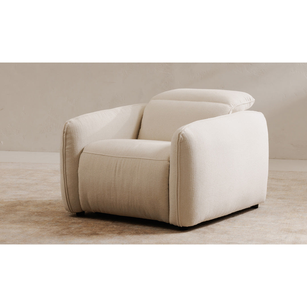 Eli Power Recliner Chair - Two Colors - Warm White or Dusk Grey