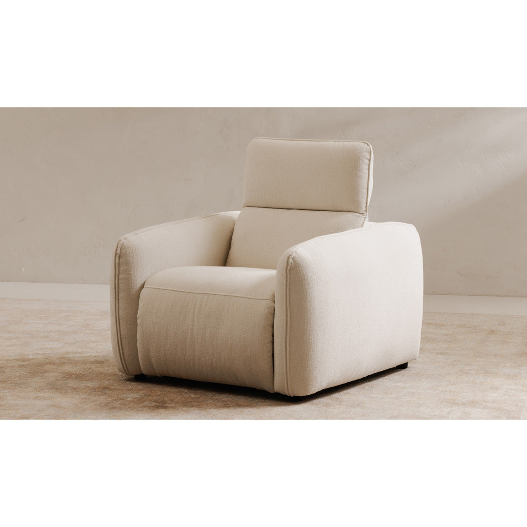 Eli Power Recliner Chair - Two Colors - Warm White or Dusk Grey