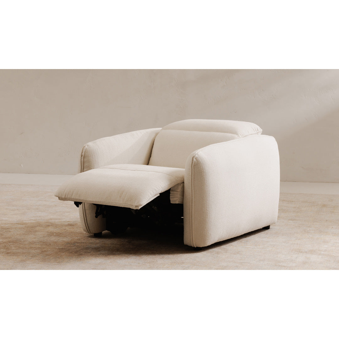Eli Power Recliner Chair - Two Colors - Warm White or Dusk Grey