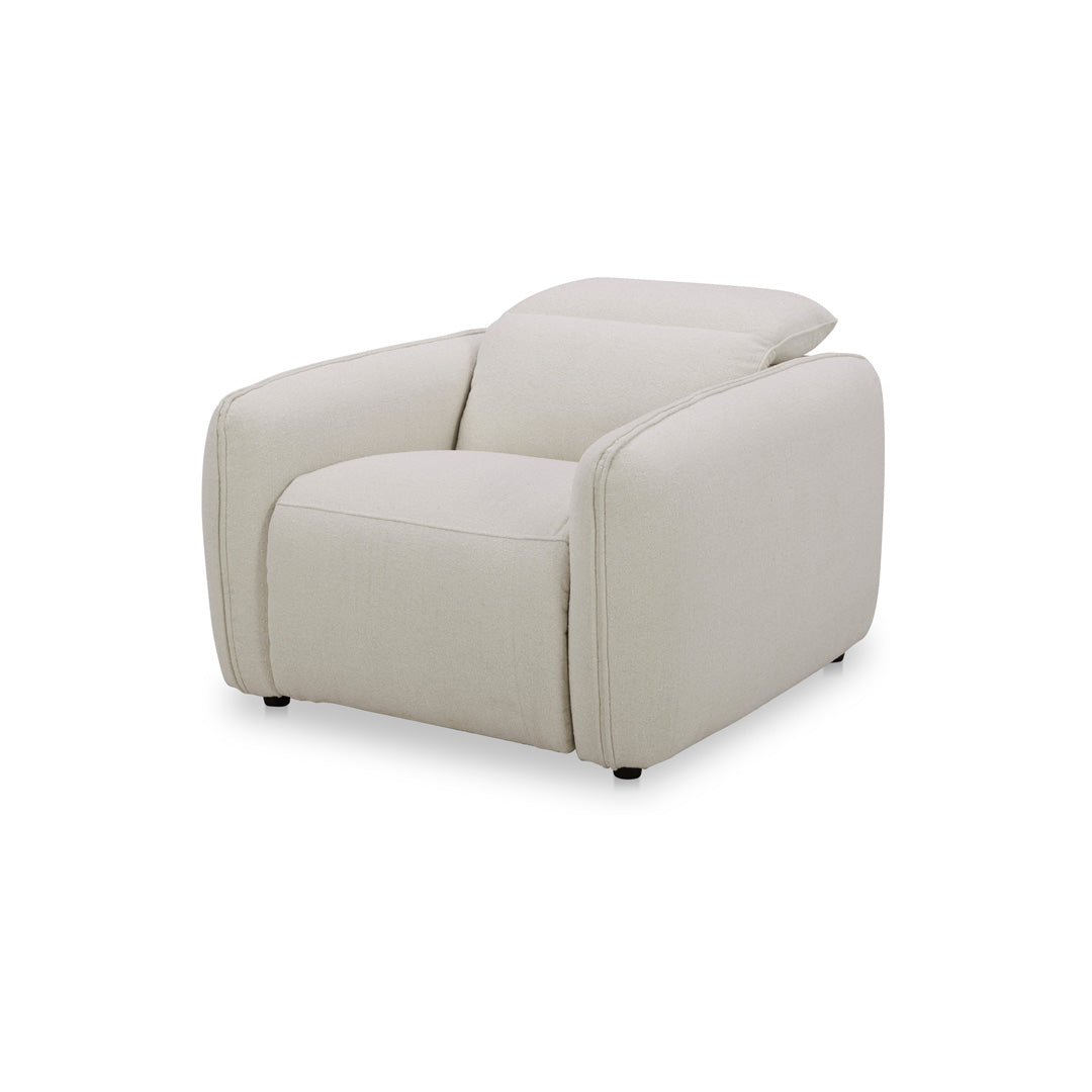 Eli Power Recliner Chair - Two Colors - Warm White or Dusk Grey