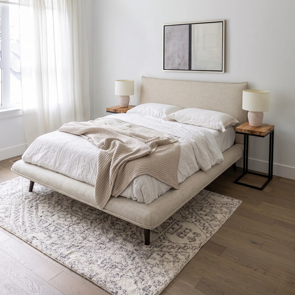 Fable King Bed - Ecru