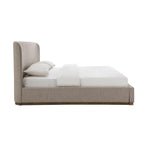 Faye King Storage Bed Short - Perfect Taupe