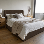 Filly Queen Bed - Velvet Coffee