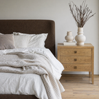 Filly King Bed - Velvet Coffee