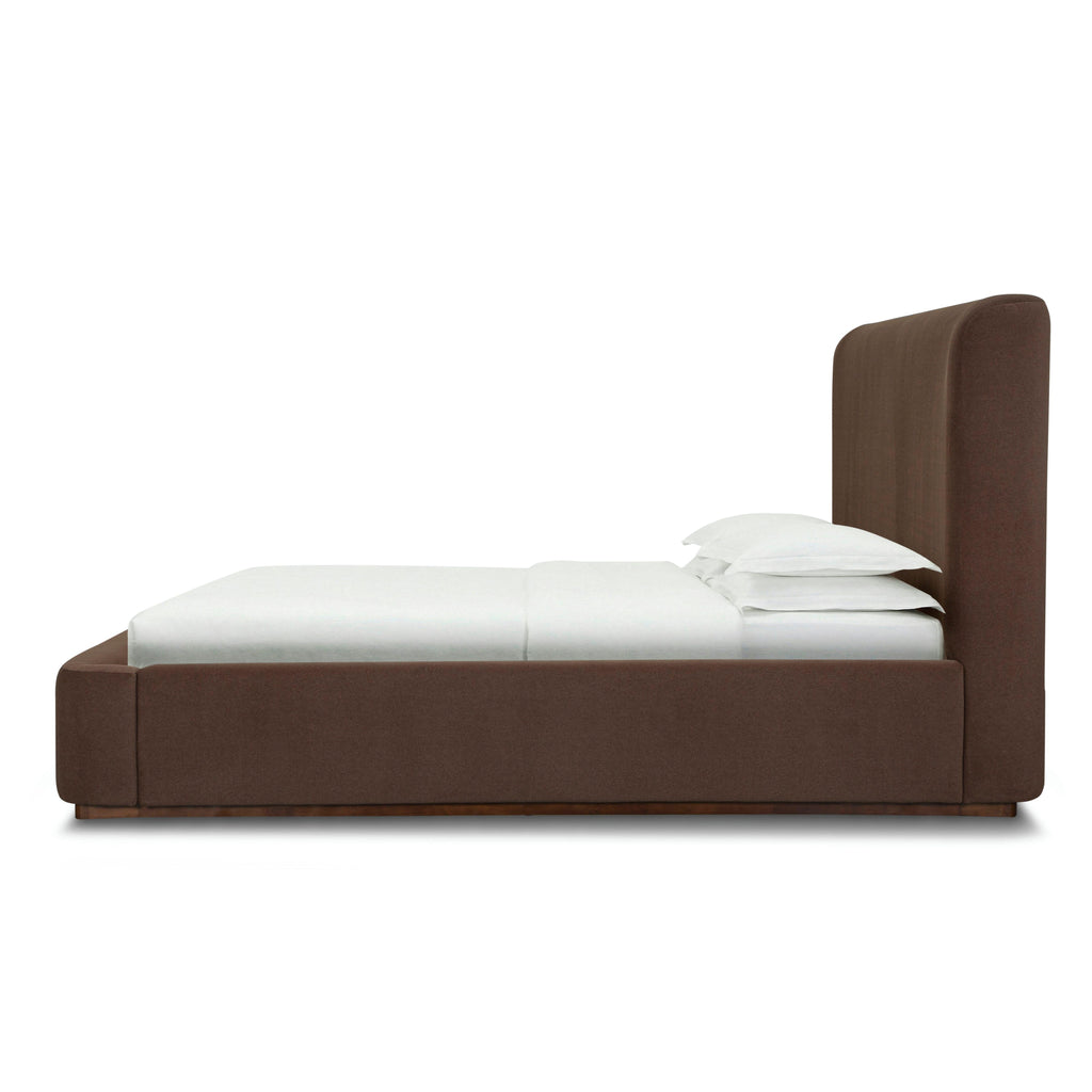 Filly King Bed - Velvet Coffee