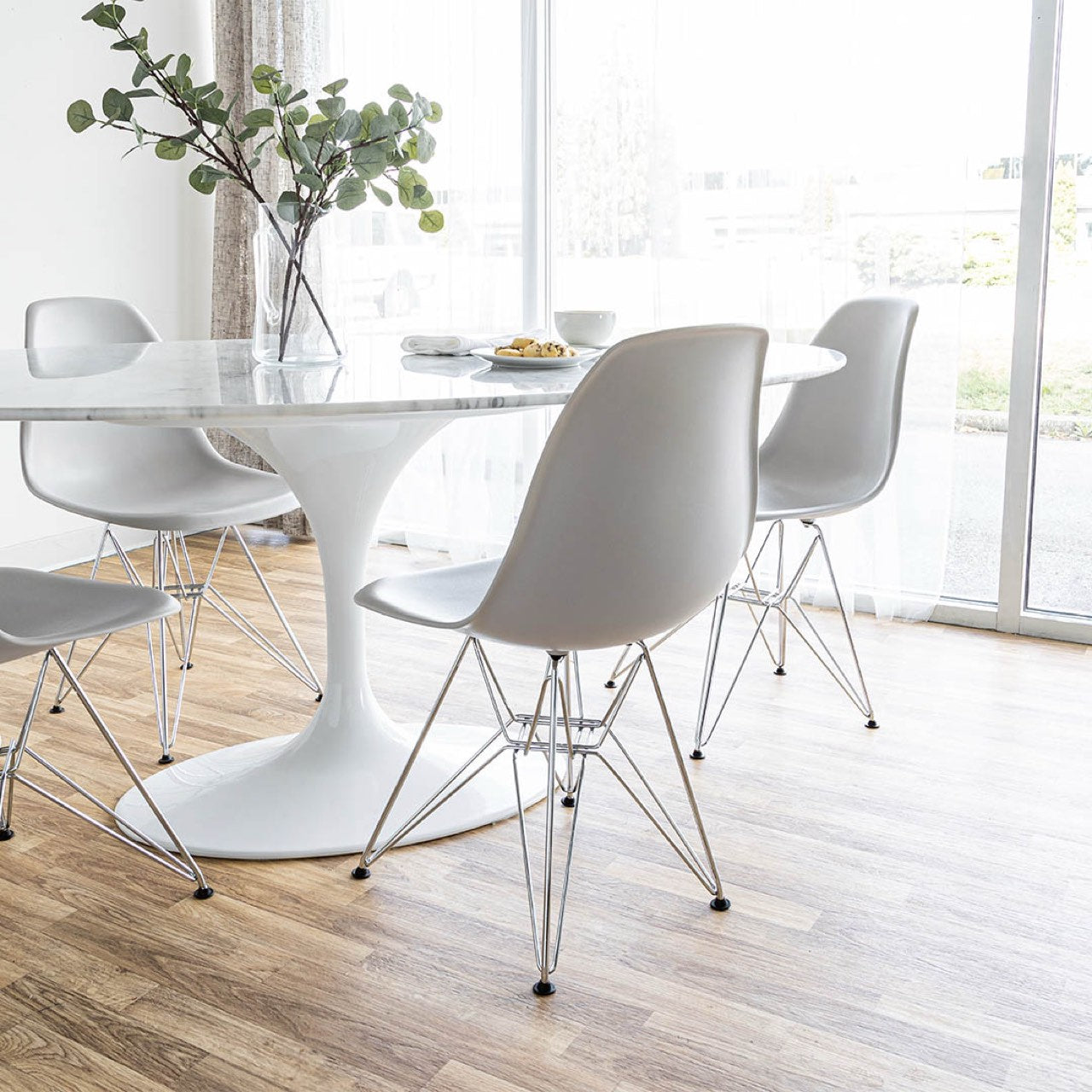 Flute Dining Table - Oval