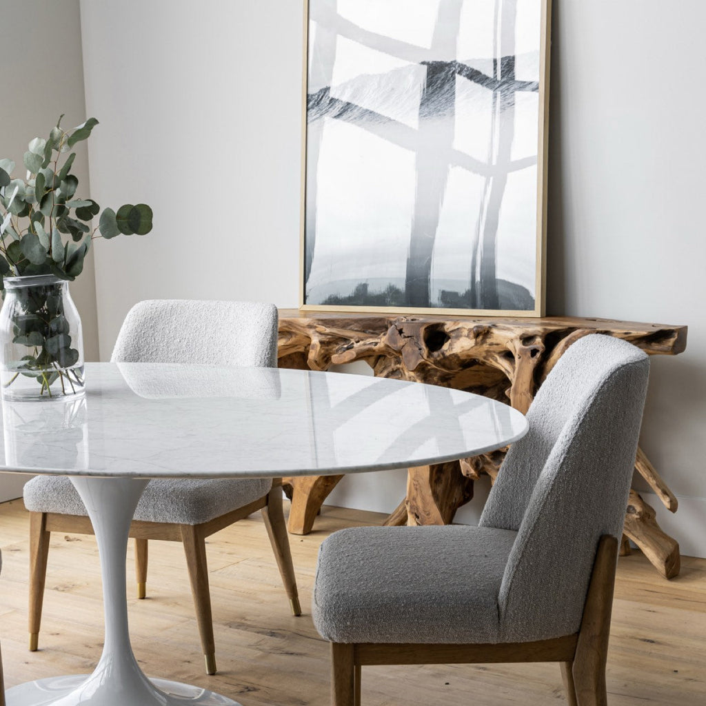 Flute Dining Table - Oval