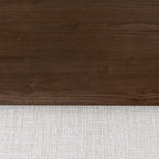 Forest Coffee Ottoman - Cream and Dark Brown