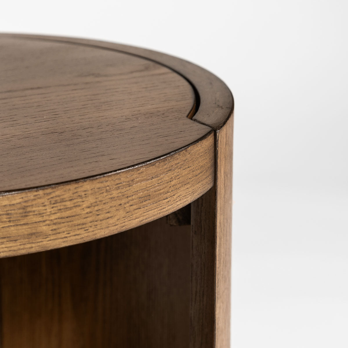 Forma End Table - Smoked Chestnut