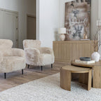 Ginger Accent Chair - Downy Cream