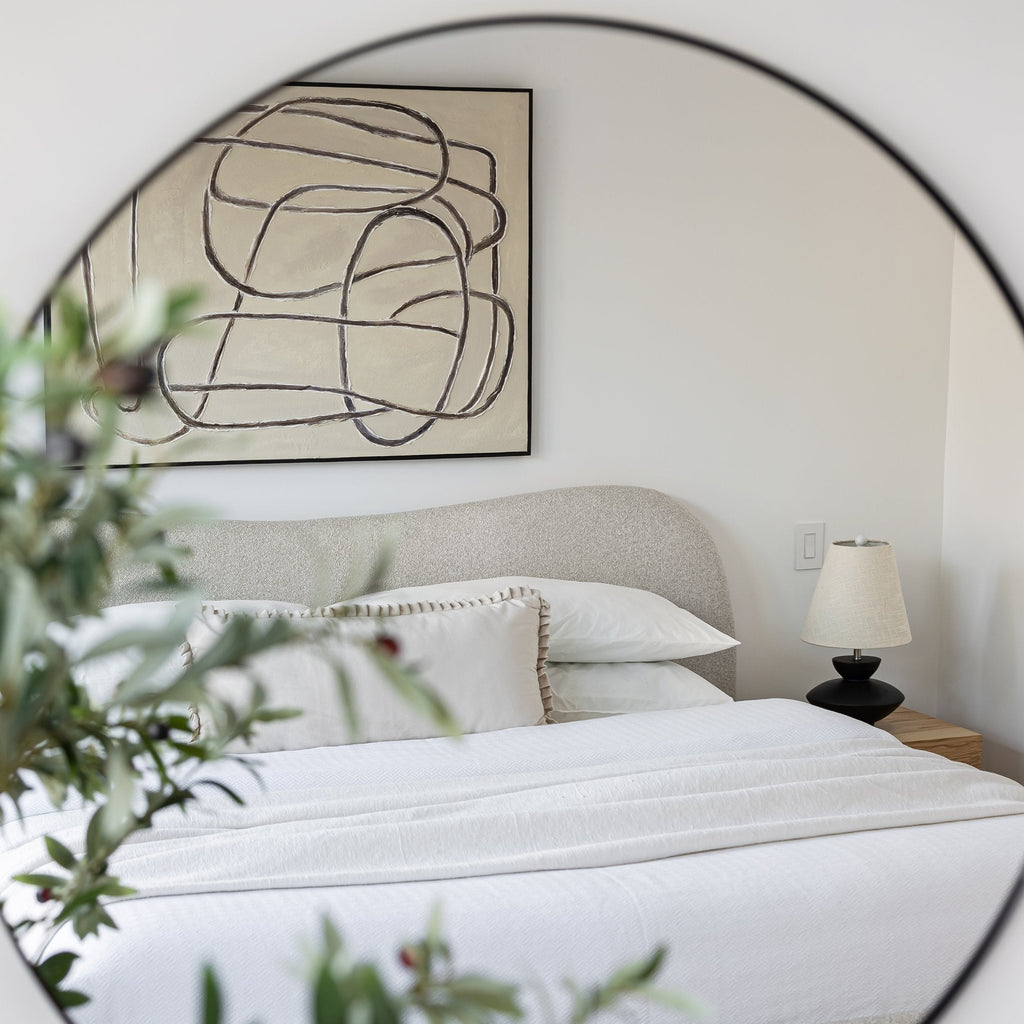 Fox King Bed - Buff