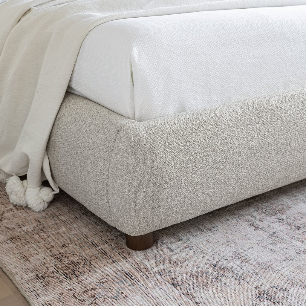 Fox King Bed - Buff