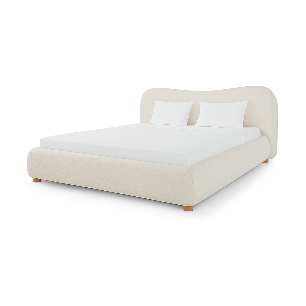 Fox Queen Bed - Buff