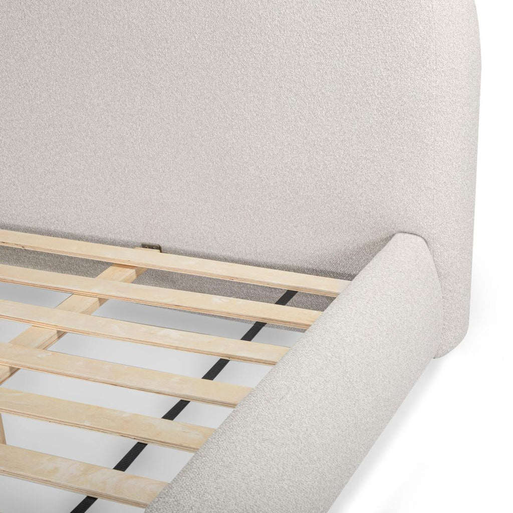 Fox King Bed - Buff
