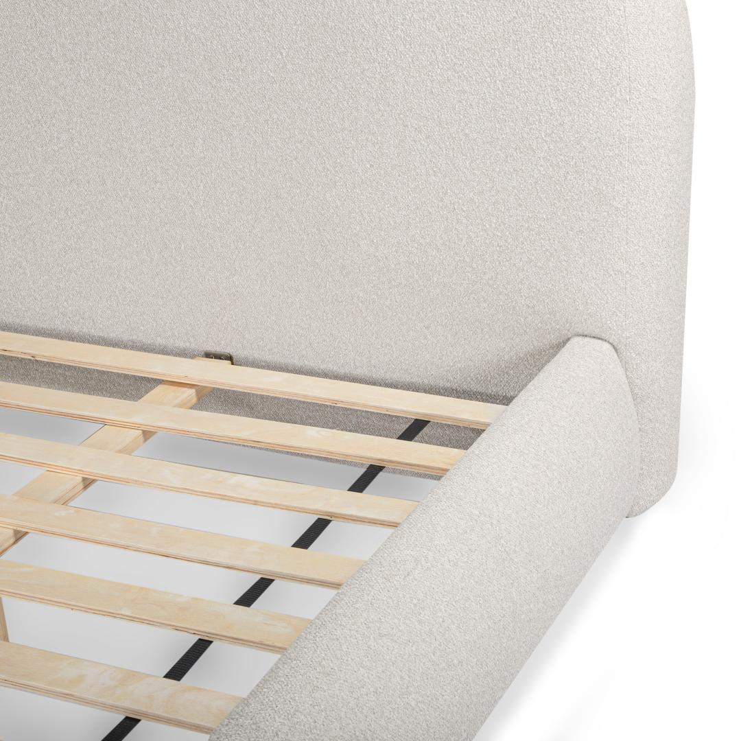 Fox King Bed - Buff