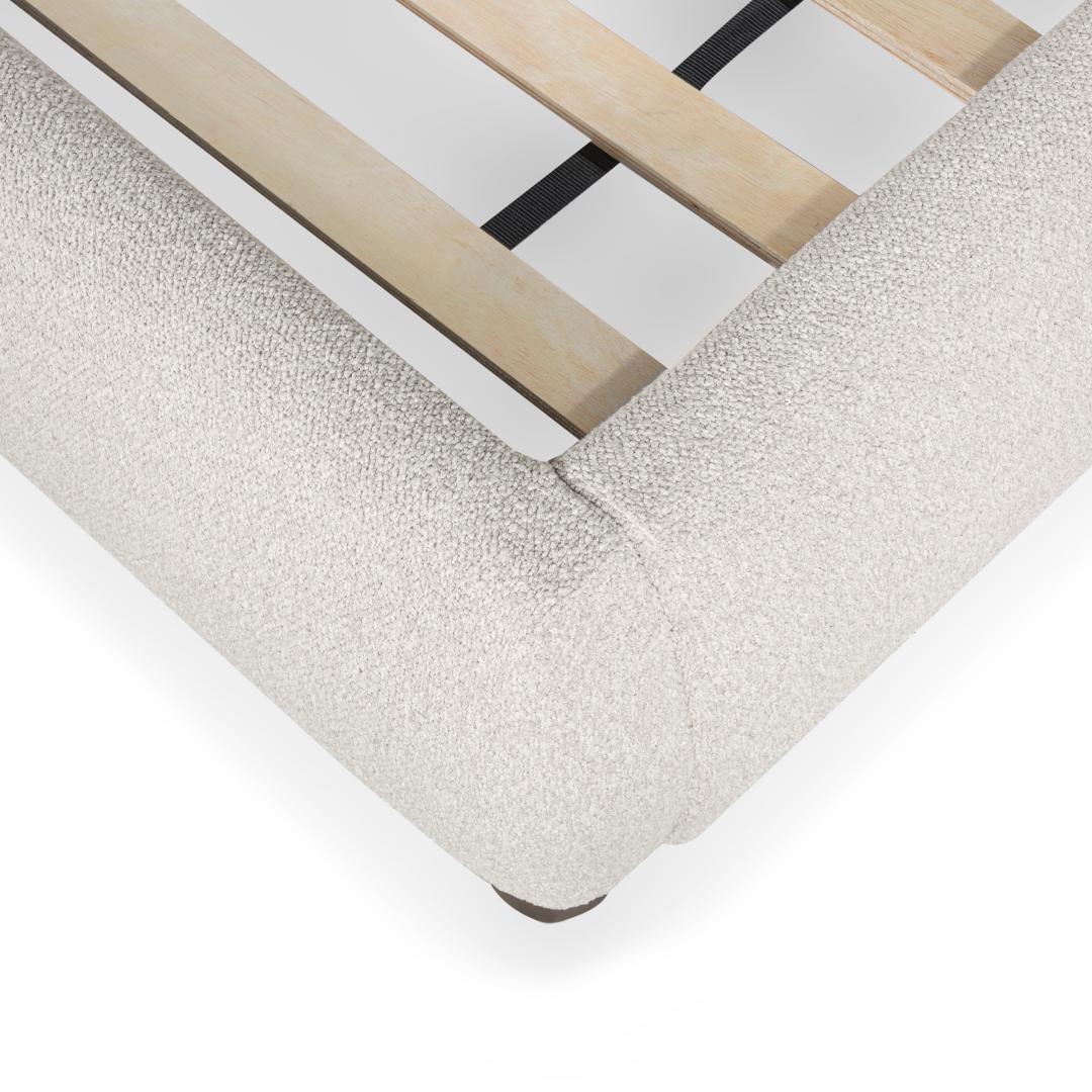 Fox King Bed - Buff