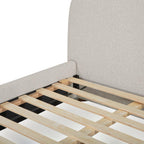 Fox King Bed - Buff