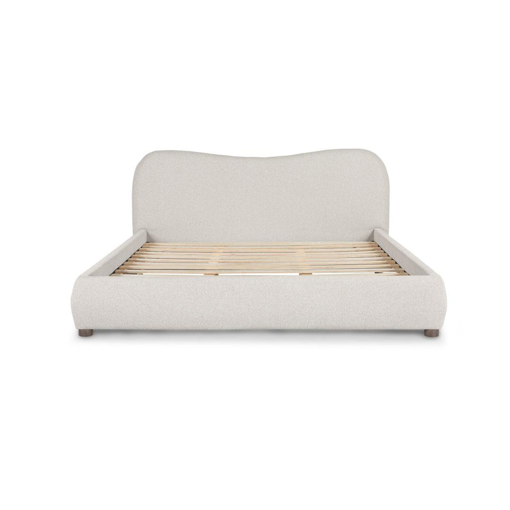 Fox King Bed - Buff