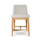 Fawcett Counter Stool - Taupe Boucle - Blonde