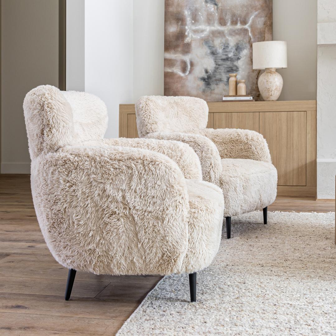 Ginger Accent Chair - Downy Cream