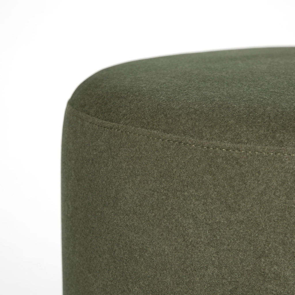 Ginger Ottoman - Velvet Fern
