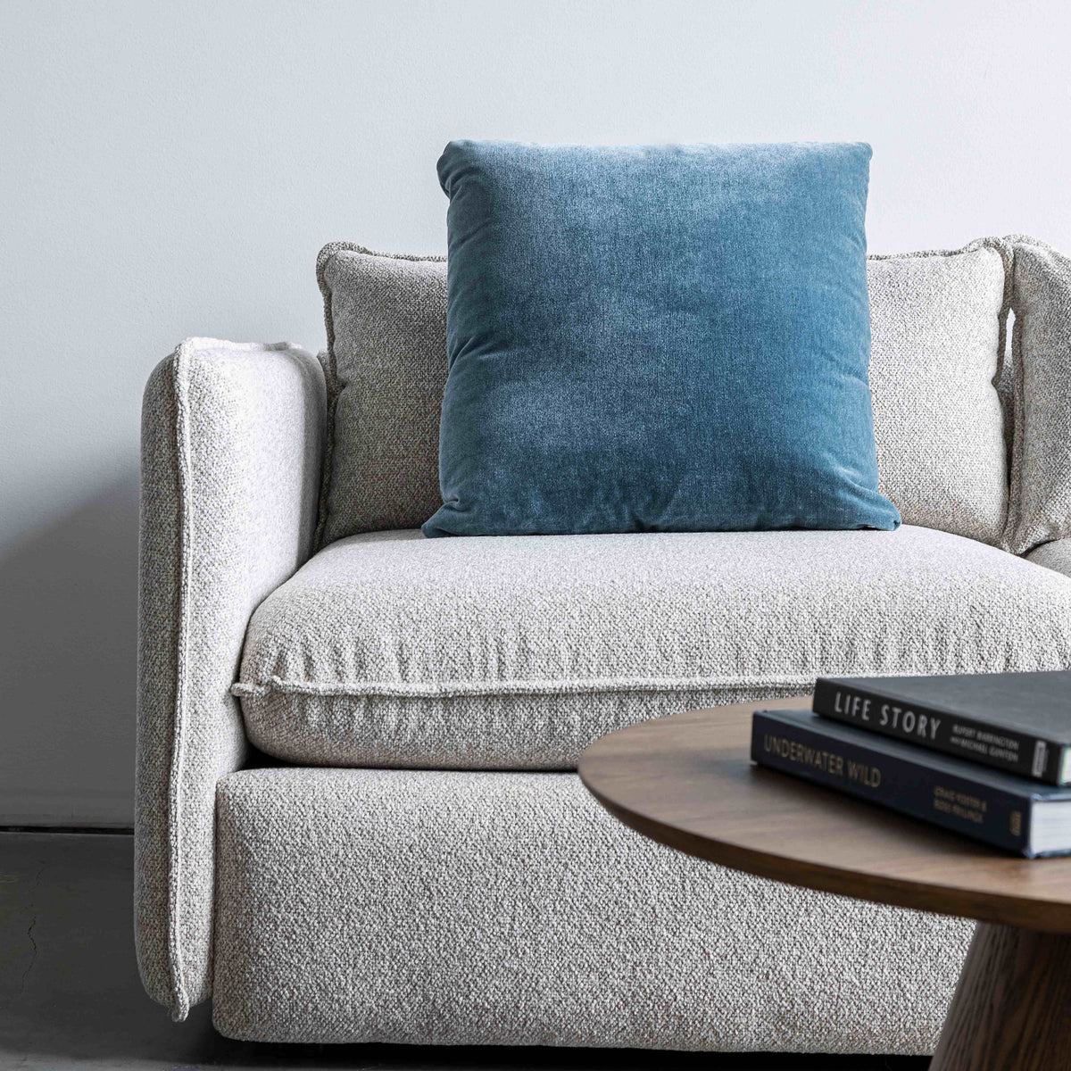 Ginger Square Cushion - Lake