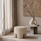 Ginger Ottoman - Downy Cream