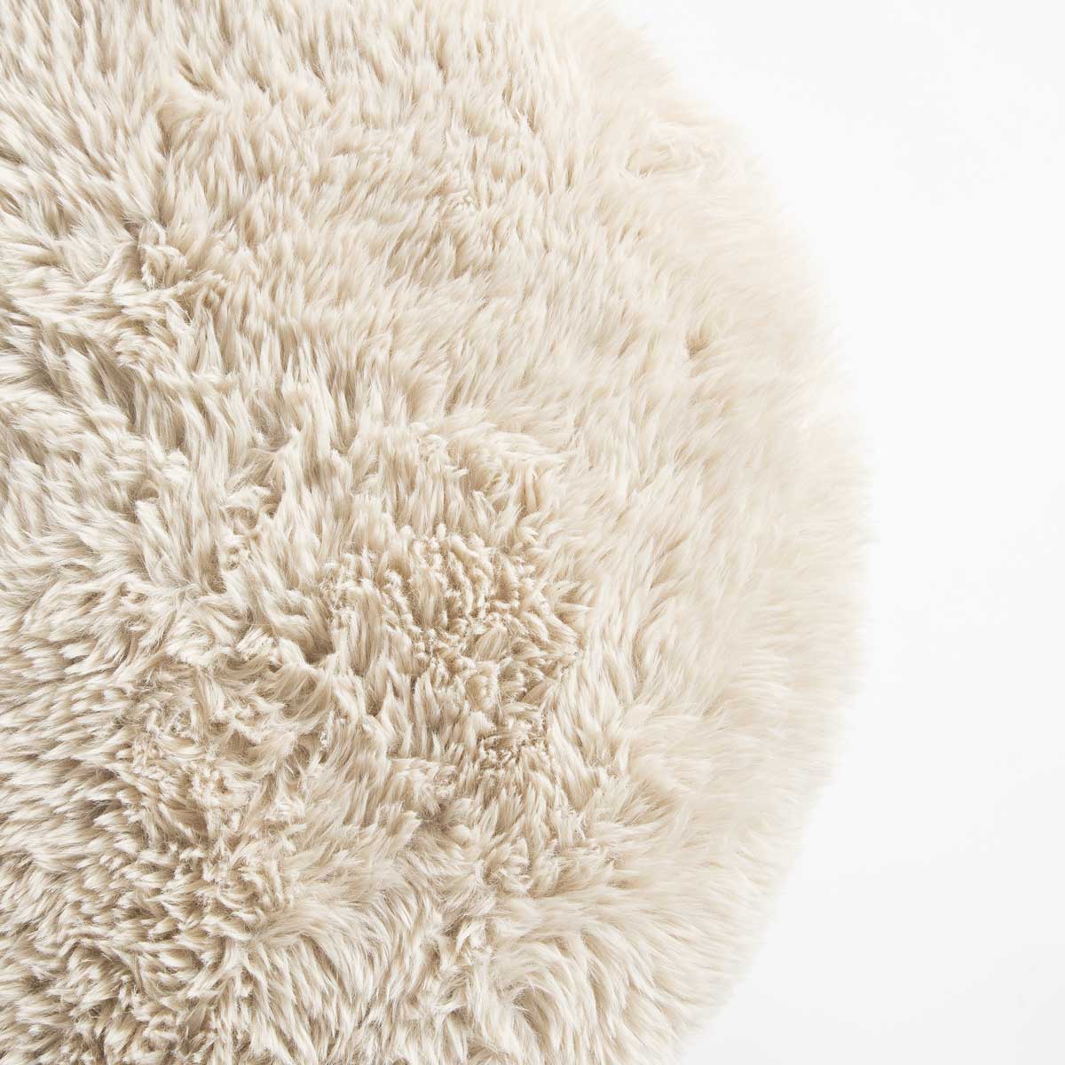Ginger Ottoman - Downy Cream